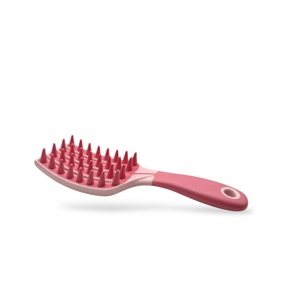 Pink SoftGrip Scalp Massager 